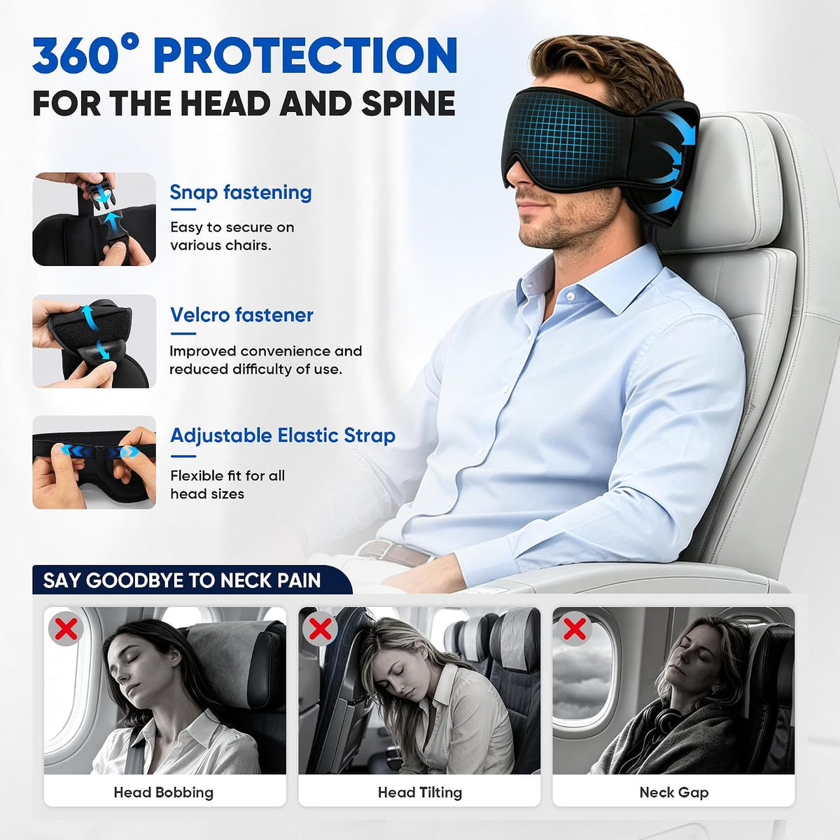 SeatSleep™ Travel Pillow
