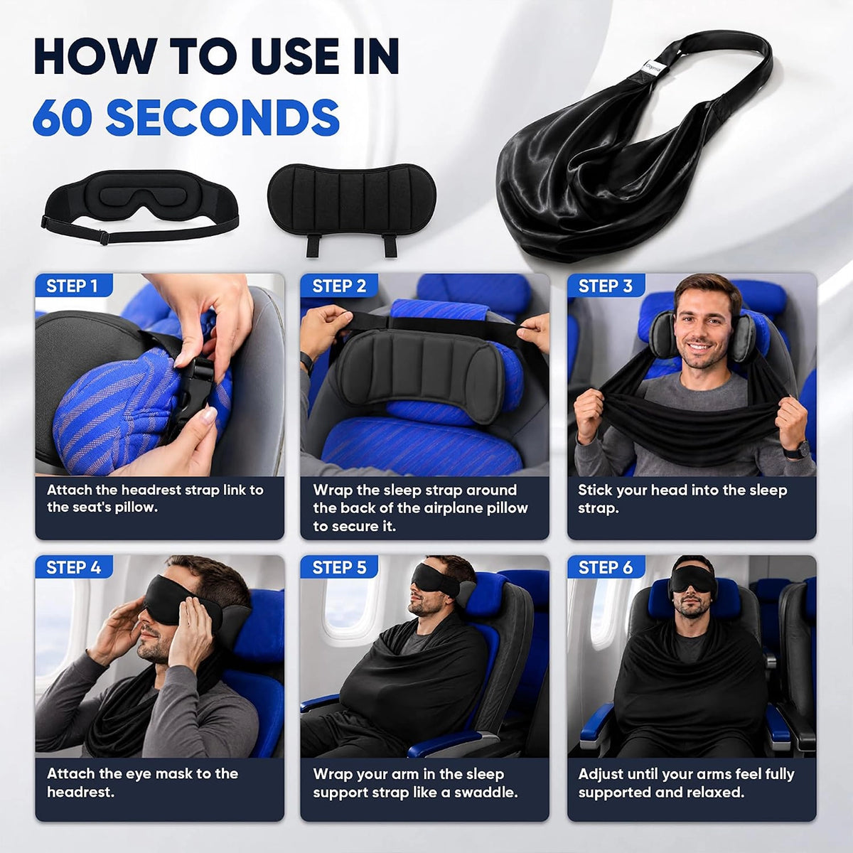 SeatSleep™ Travel Pillow