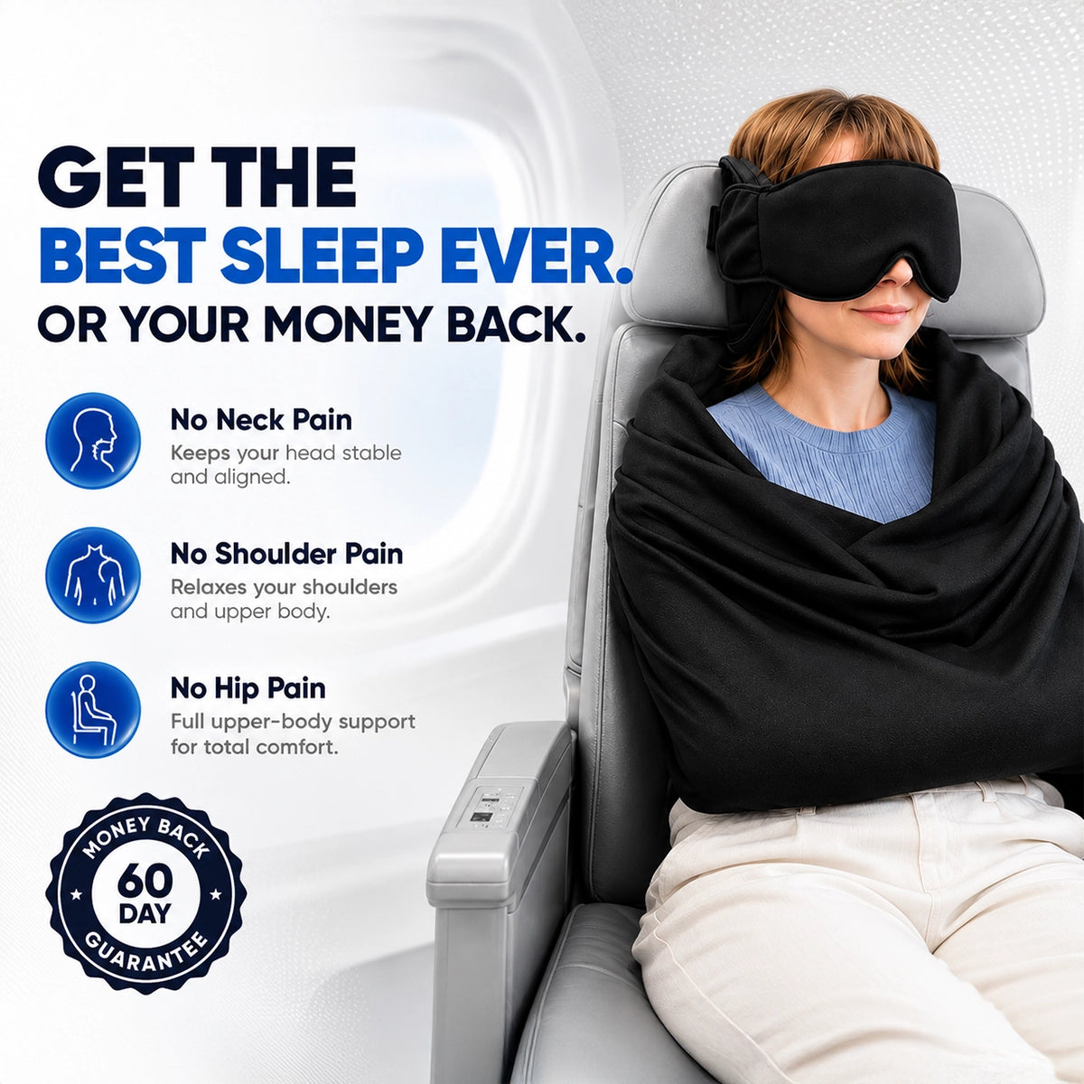 SeatSleep™ Travel Pillow